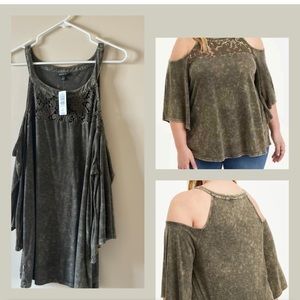 Torrid Cold Shoulder Top